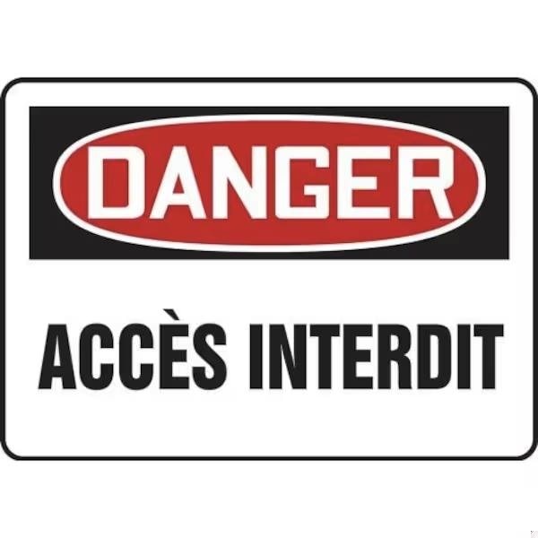 Accuform OSHA DANGER SAFETY SIGN KEEP OUT 7 FRMATR111VS FRMATR111VS - main